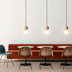 Selene Travertine Whisper Pendant
