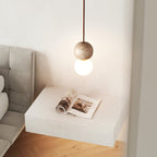 Selene Travertine Whisper Pendant