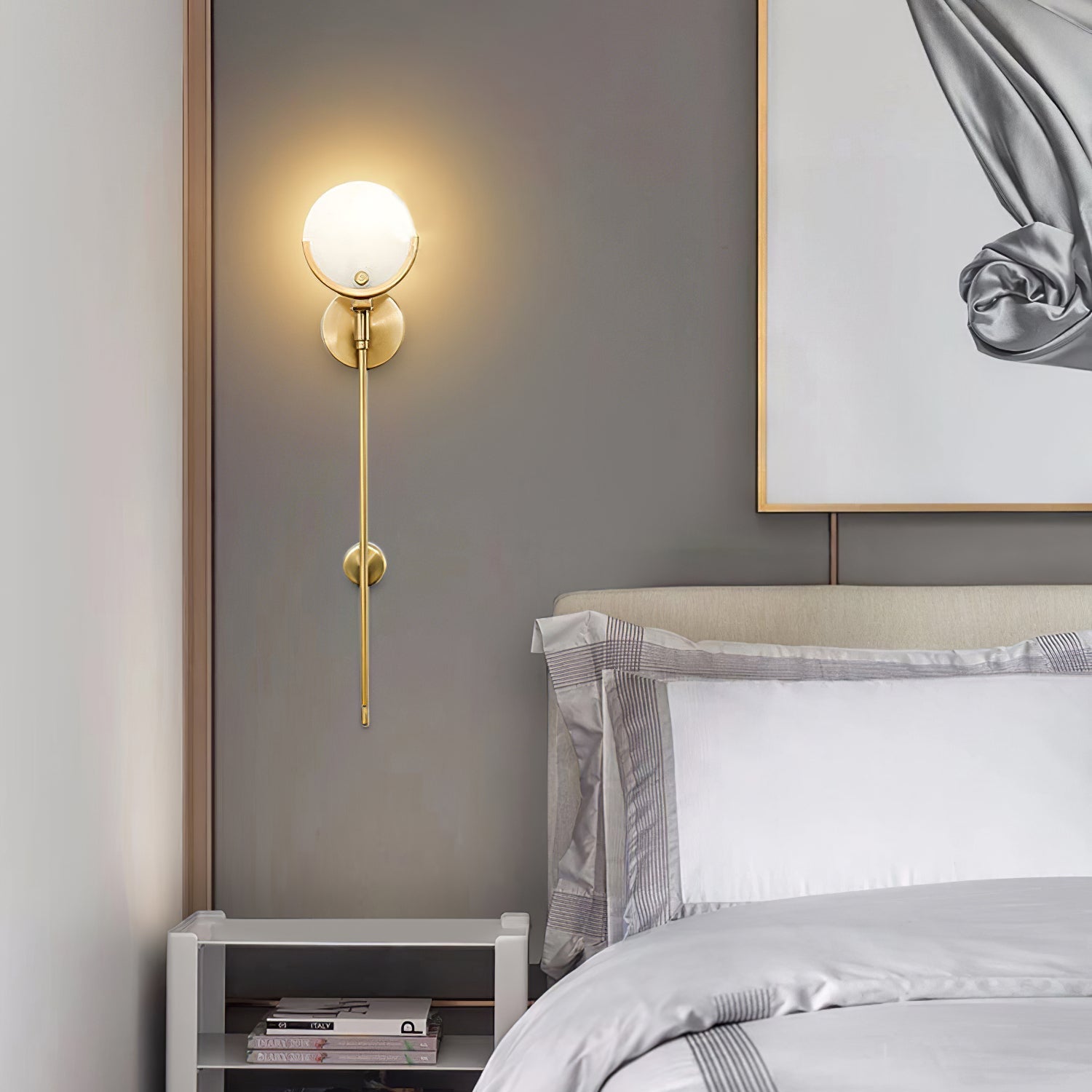 Alabaster Charm Wall Light