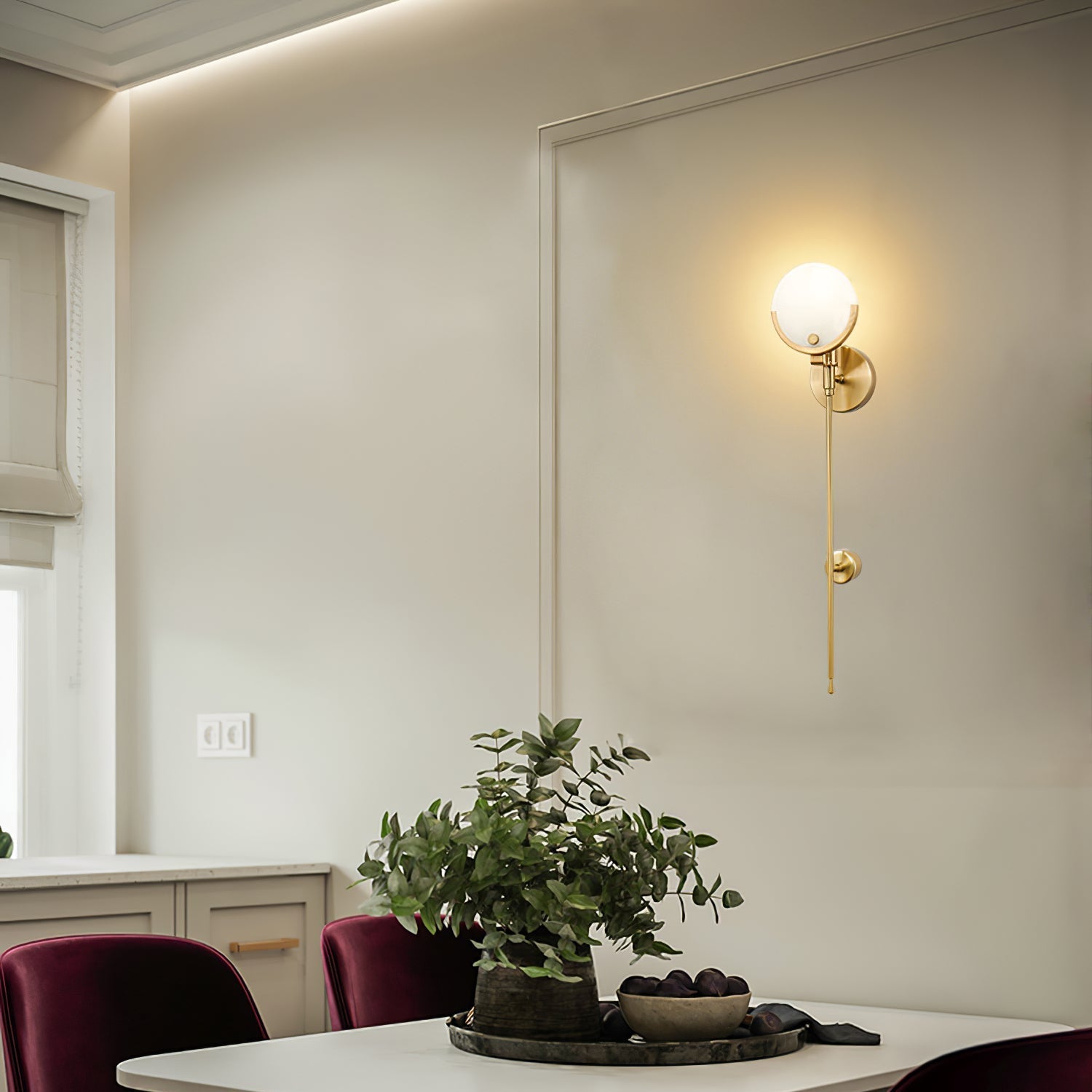Alabaster Charm Wall Light