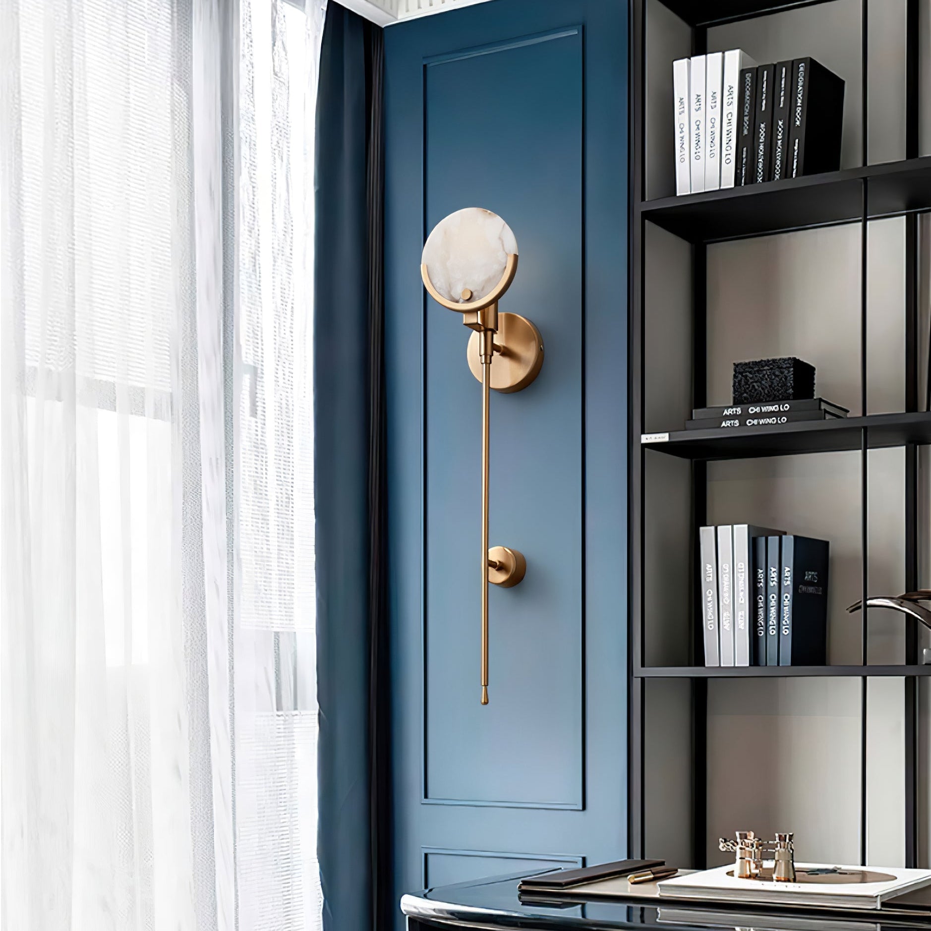 Alabaster Charm Wall Light