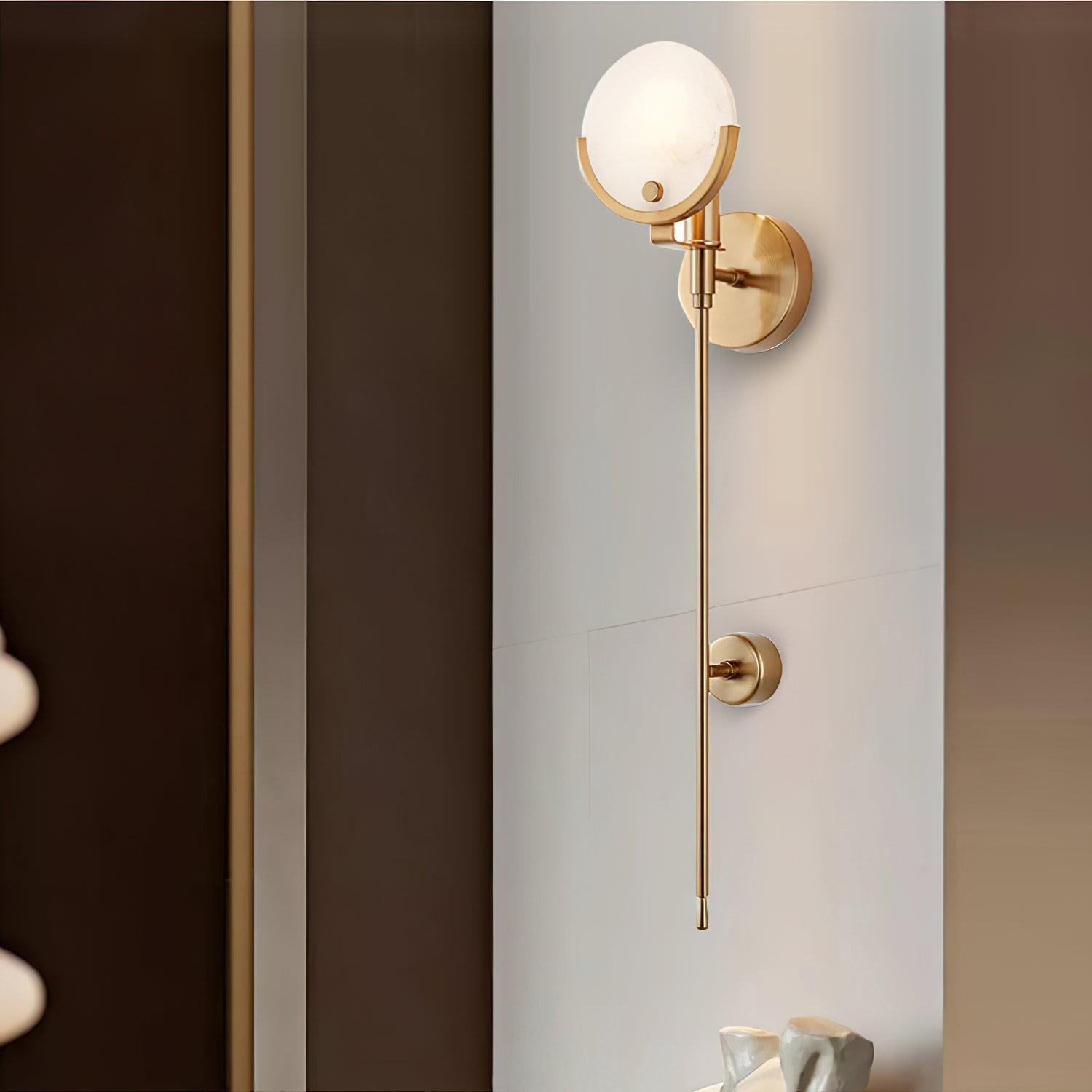 Alabaster Charm Wall Light