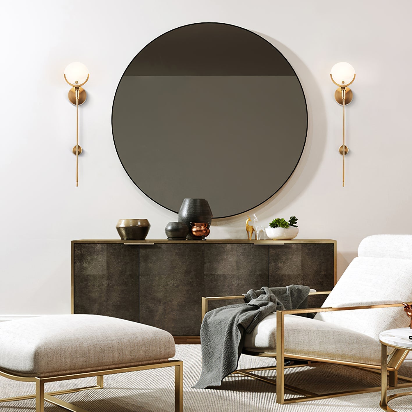 Alabaster Charm Wall Light