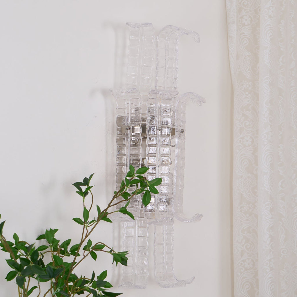 Crystal Panel Wall Sconce