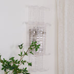 Crystal Panel Wall Sconce