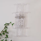 Crystal Panel Wall Sconce