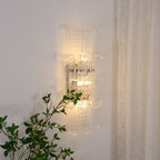 Crystal Panel Wall Sconce
