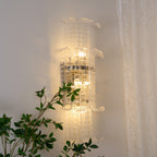 Crystal Panel Wall Sconce