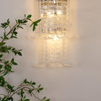 Crystal Panel Wall Sconce