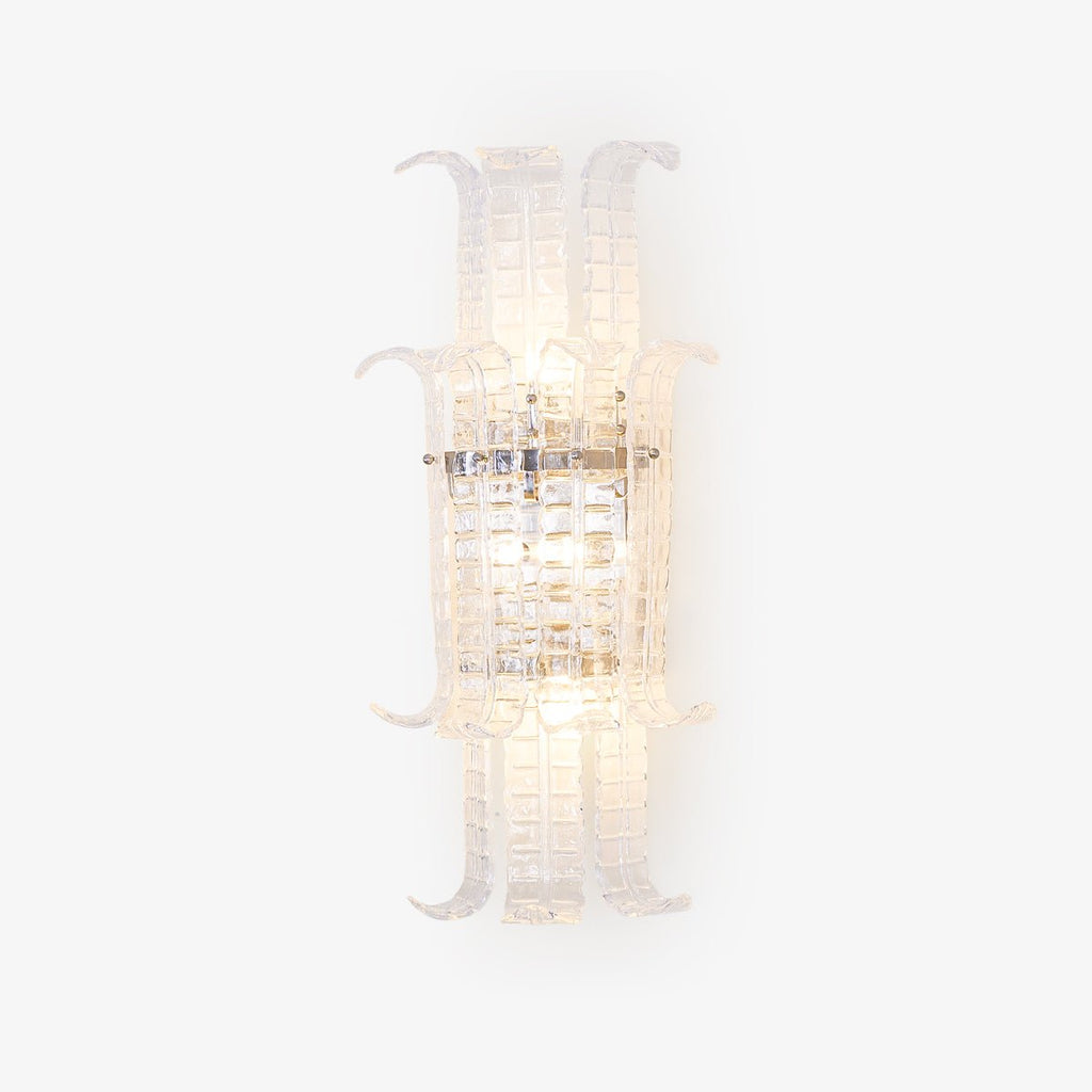 Crystal Panel Wall Sconce