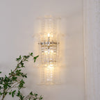 Crystal Panel Wall Sconce