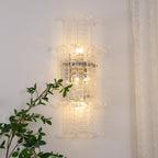 Crystal Panel Wall Sconce