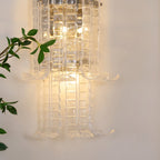 Crystal Panel Wall Sconce