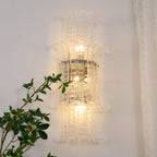 Crystal Panel Wall Sconce