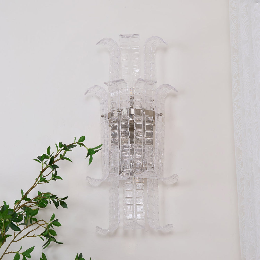 Crystal Panel Wall Sconce
