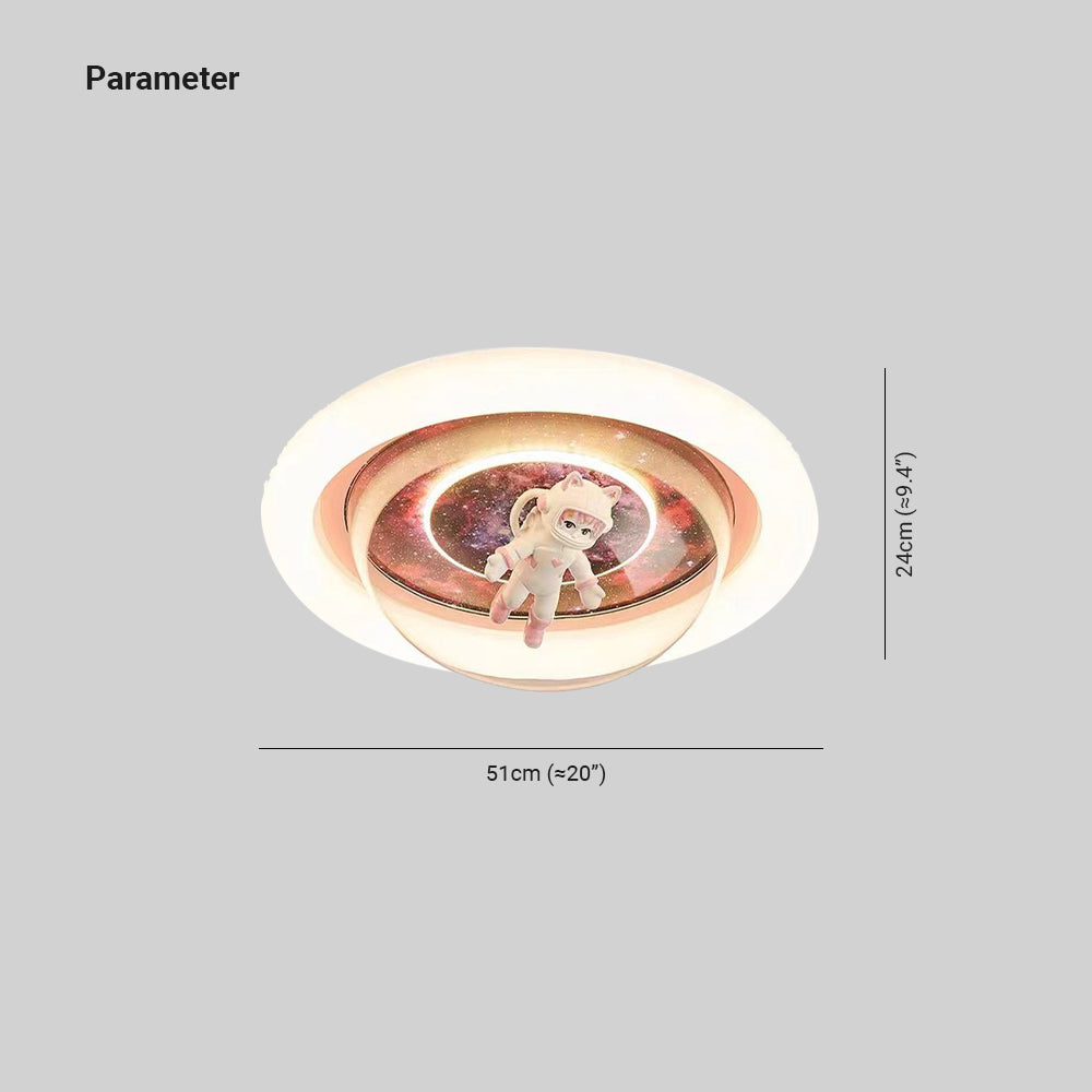 AstraNova Flush Ceiling Light | Cosmic Wonder for Modern Interiors