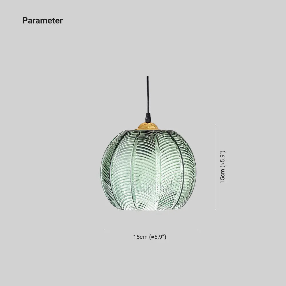 Nordic Serenity Glass Pendant Light