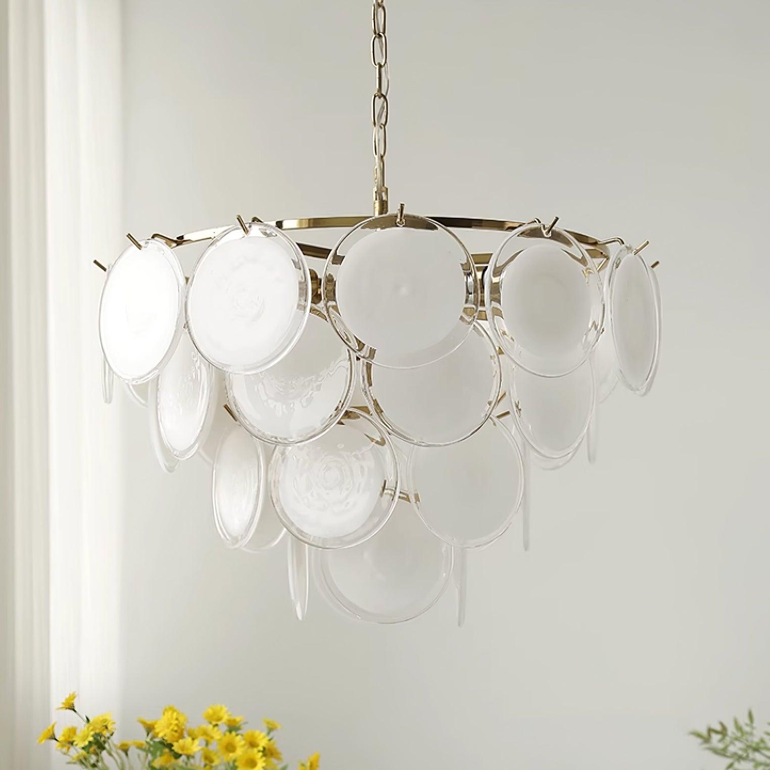 MILA Glass Splendour Chandelier