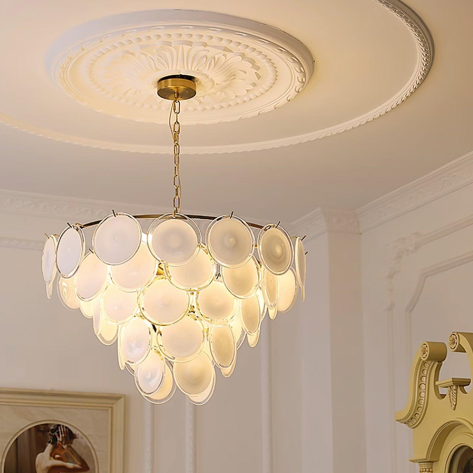 MILA Glass Splendour Chandelier