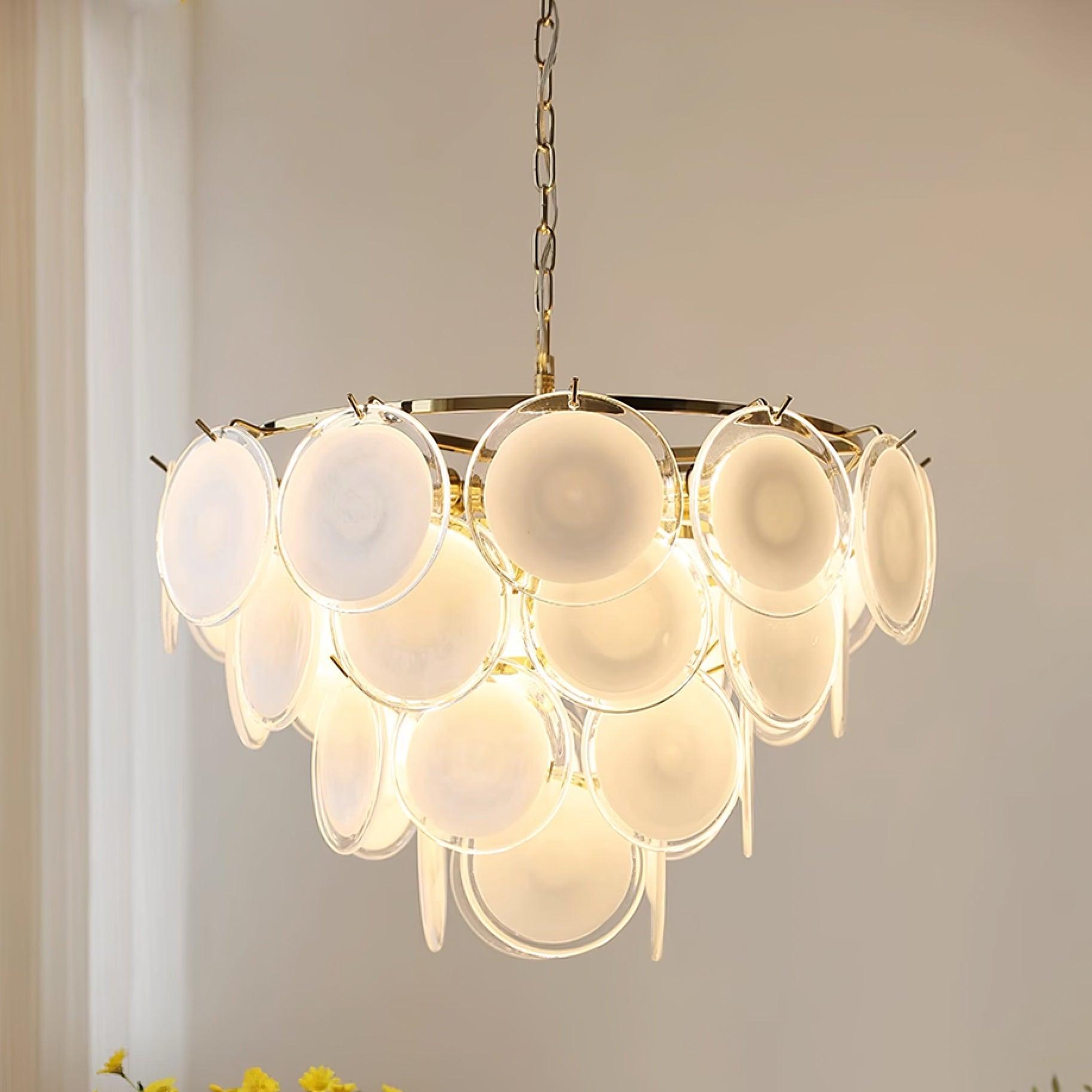 MILA Glass Splendour Chandelier