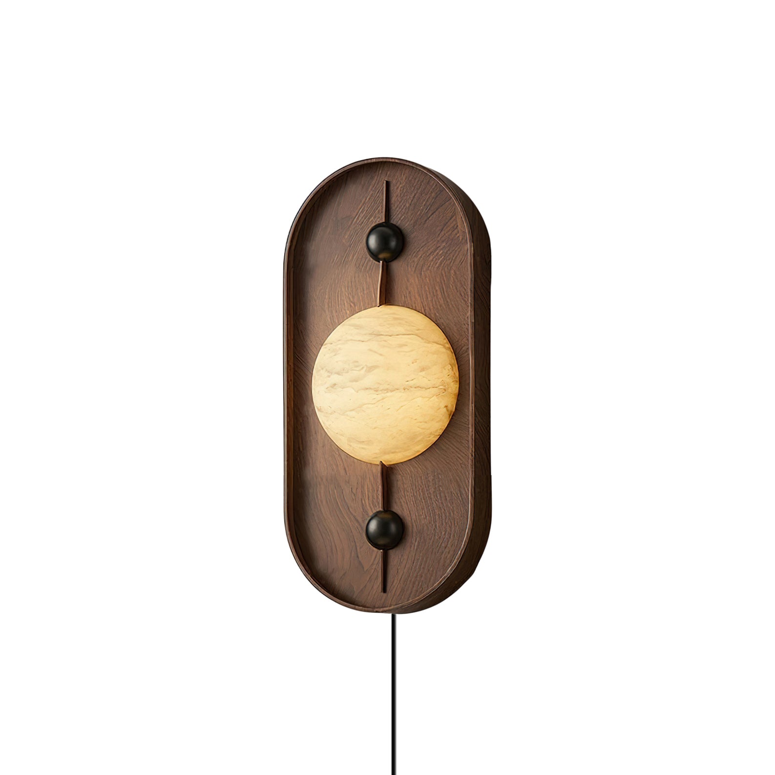 Liora Alabaster Plug-in Wall Lamp