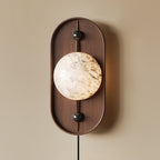 Liora Alabaster Plug-in Wall Lamp