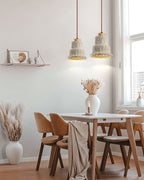 Travertine Elegance Pendant Light