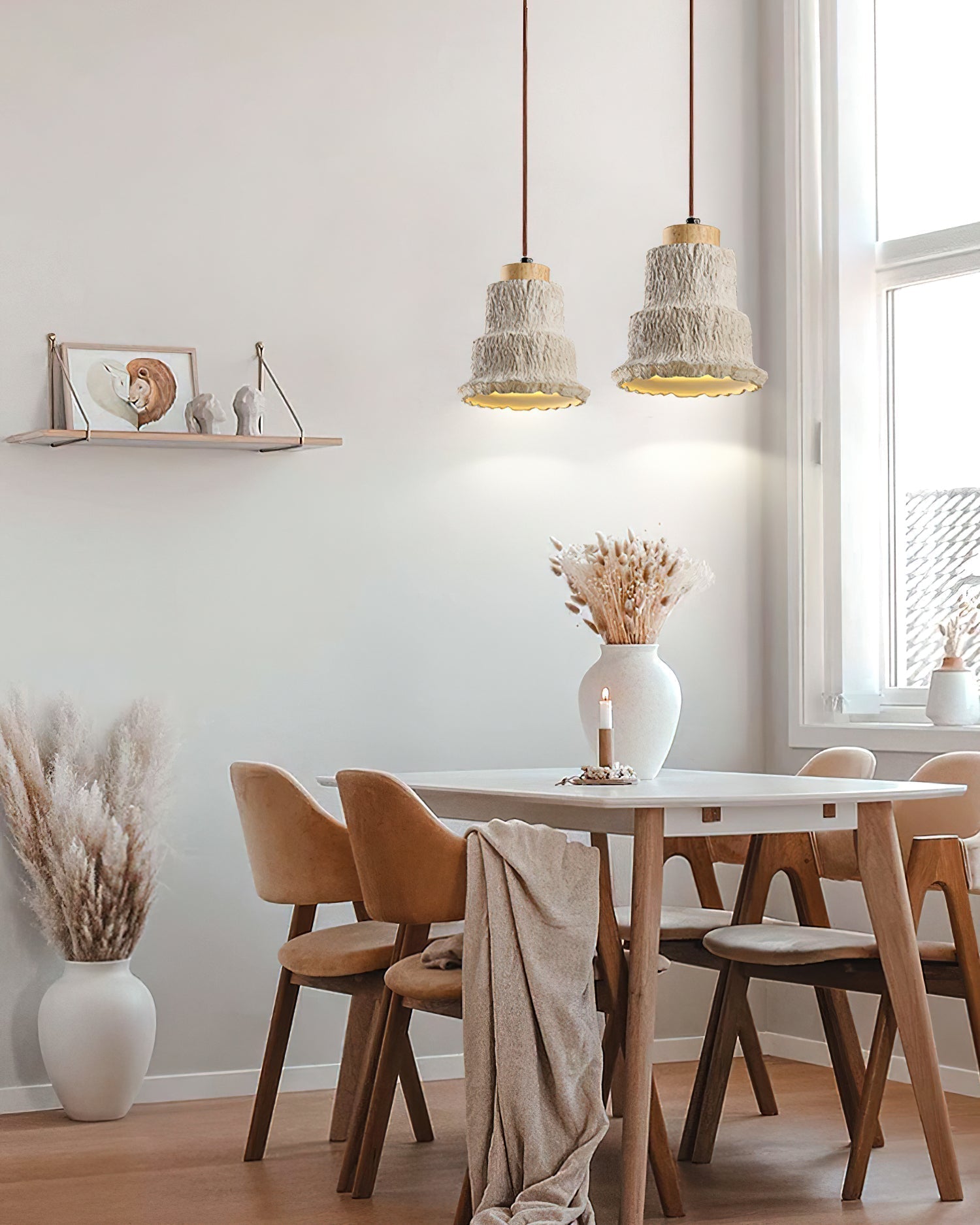 Travertine Elegance Pendant Light