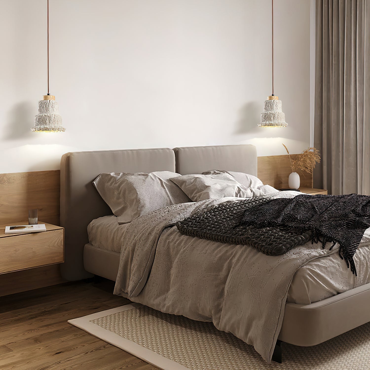 Travertine Elegance Pendant Light