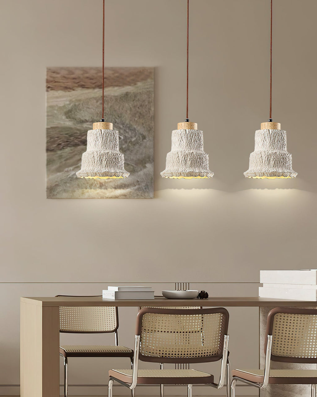 Travertine Elegance Pendant Light