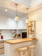 Orviana Ceramic & Brass Pendant Light