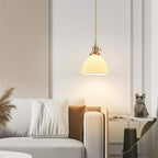 Orviana Ceramic & Brass Pendant Light