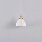 Orviana Ceramic & Brass Pendant Light