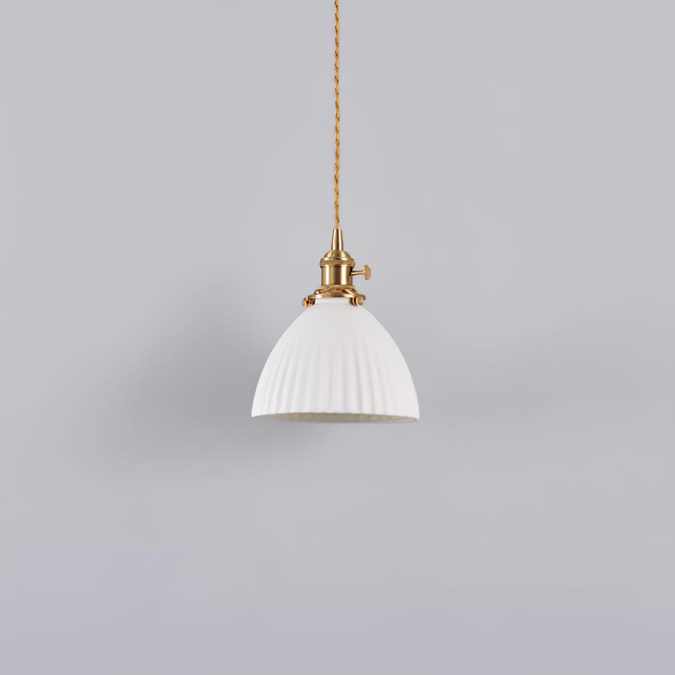 Orviana Ceramic & Brass Pendant Light