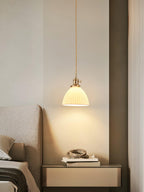 Orviana Ceramic & Brass Pendant Light