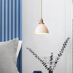 Orviana Ceramic & Brass Pendant Light