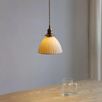 Orviana Ceramic & Brass Pendant Light