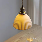 Orviana Ceramic & Brass Pendant Light