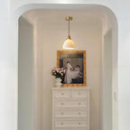 Orviana Ceramic & Brass Pendant Light