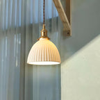 Orviana Ceramic & Brass Pendant Light