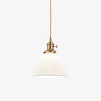 Orviana Ceramic & Brass Pendant Light