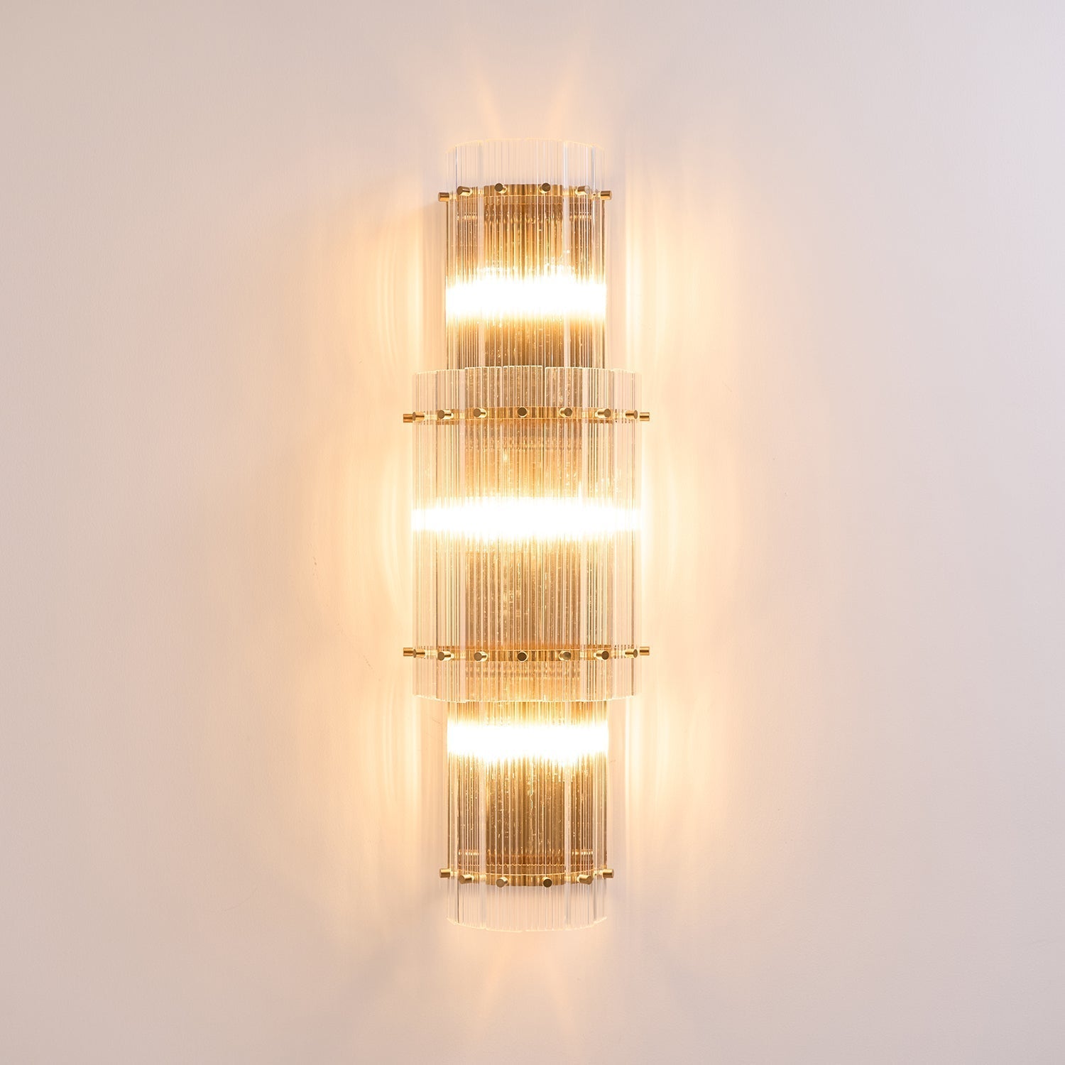Crystal Layer Wall Light
