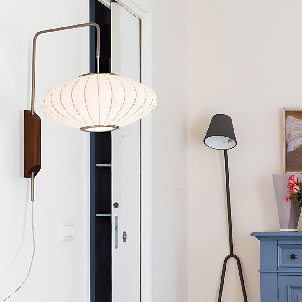 Mid-Century Lantern Wall Light