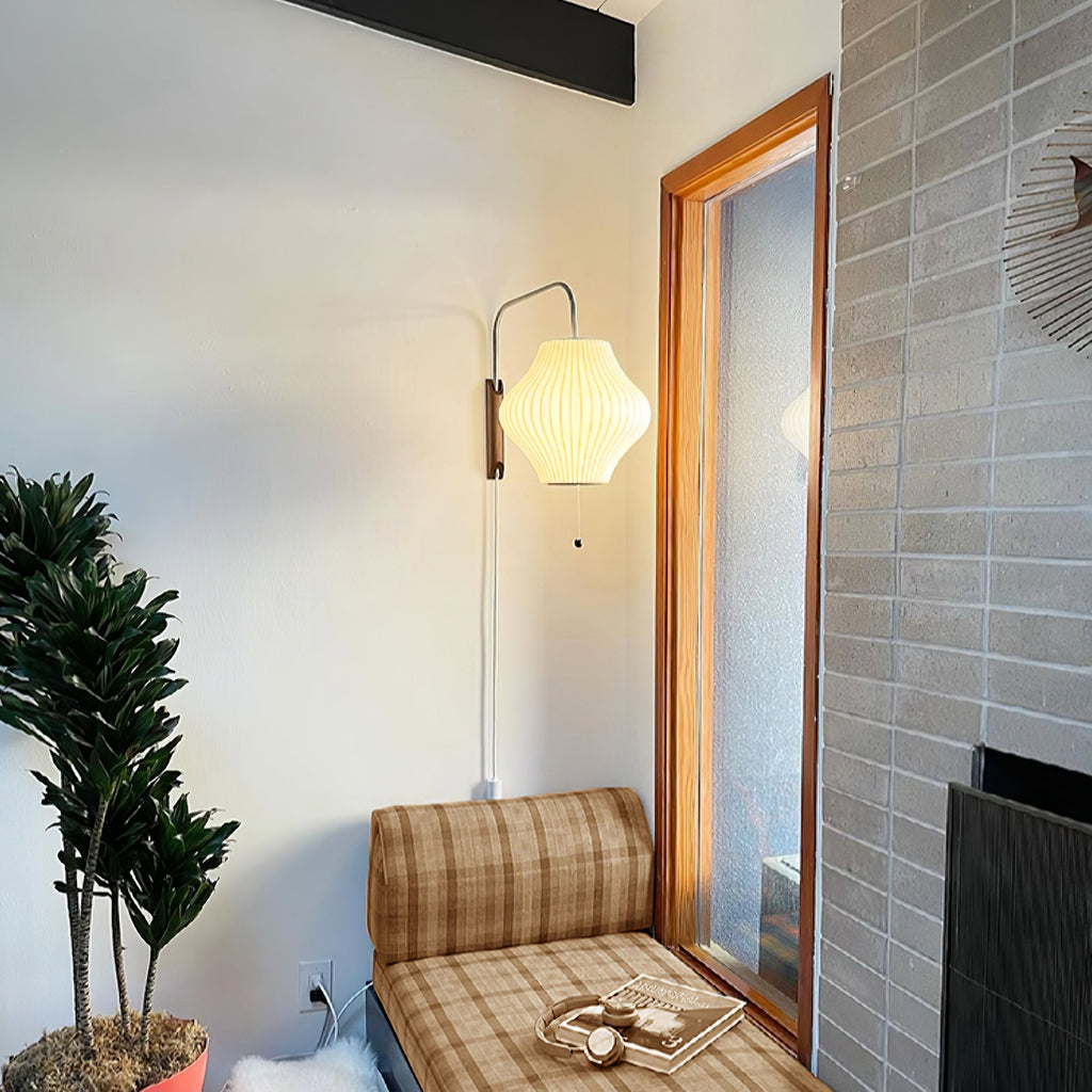 Mid-Century Lantern Wall Light