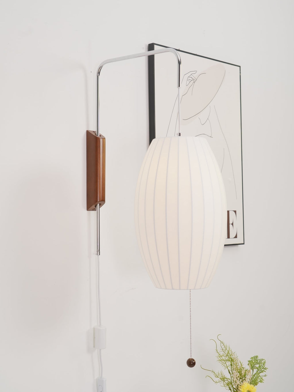 Mid-Century Lantern Wall Light