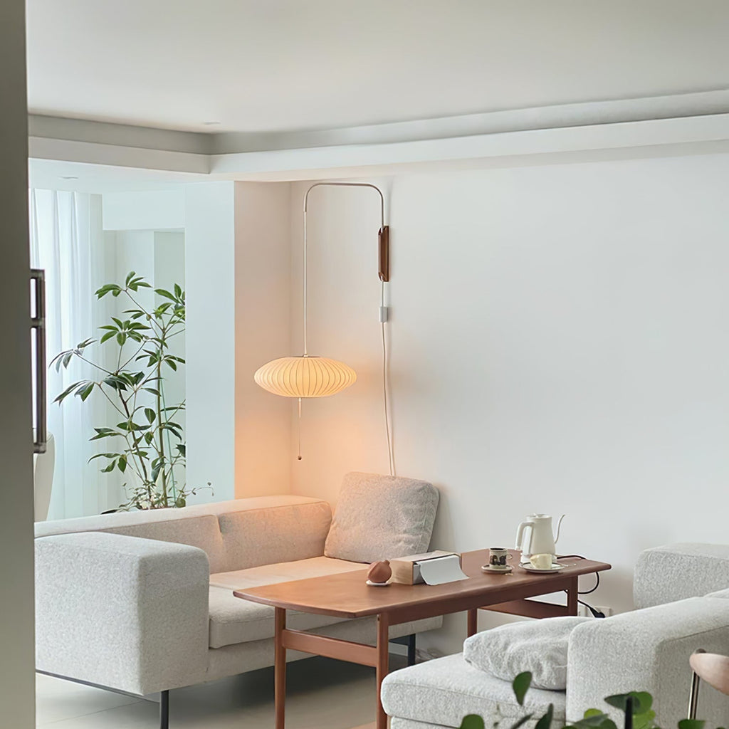 Mid-Century Lantern Wall Light
