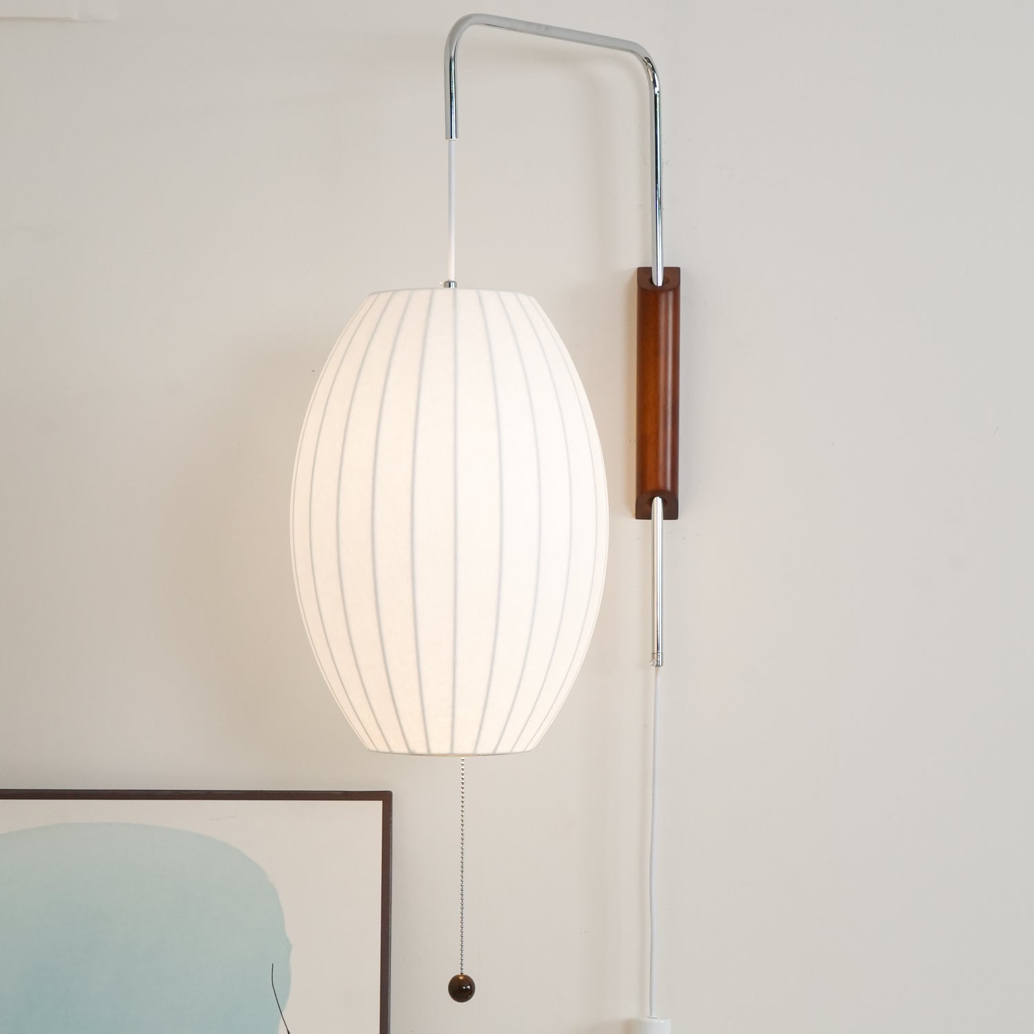 Mid-Century Lantern Wall Light