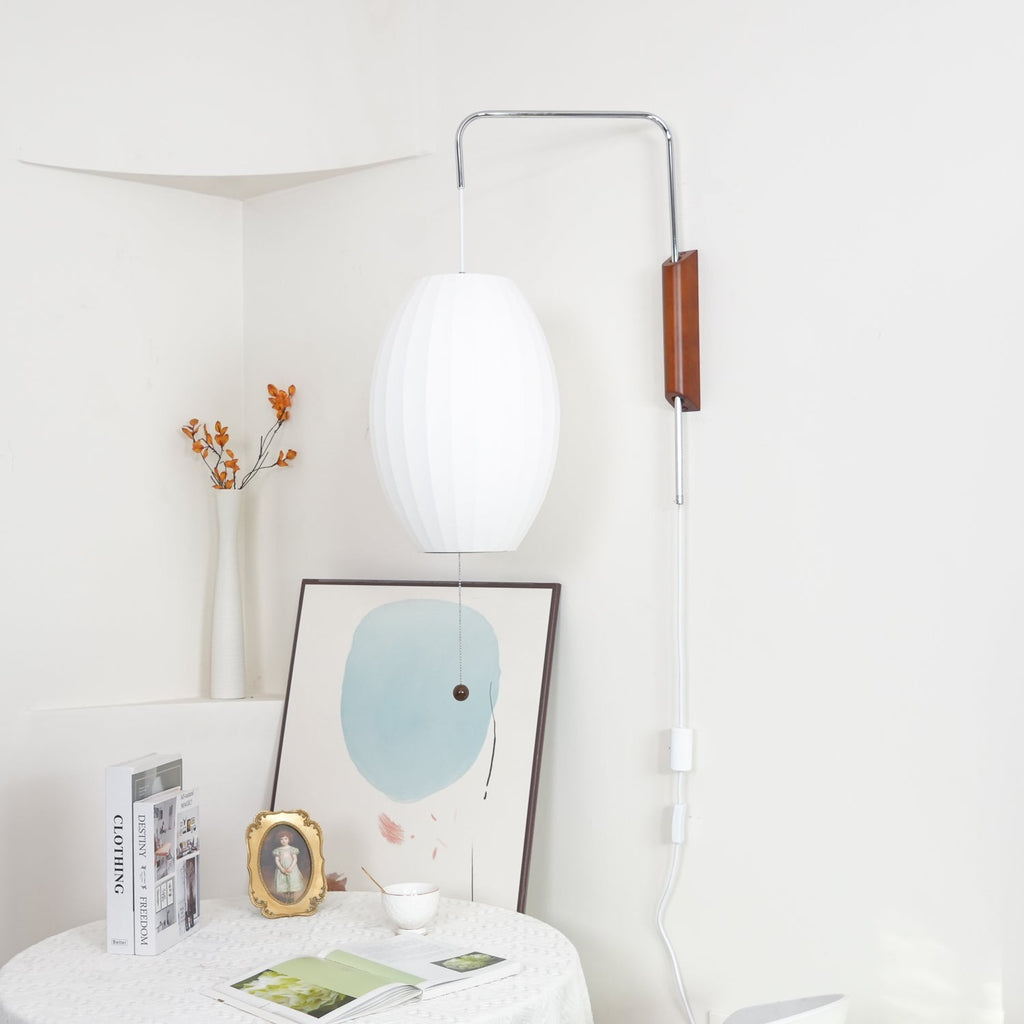 Mid-Century Lantern Wall Light