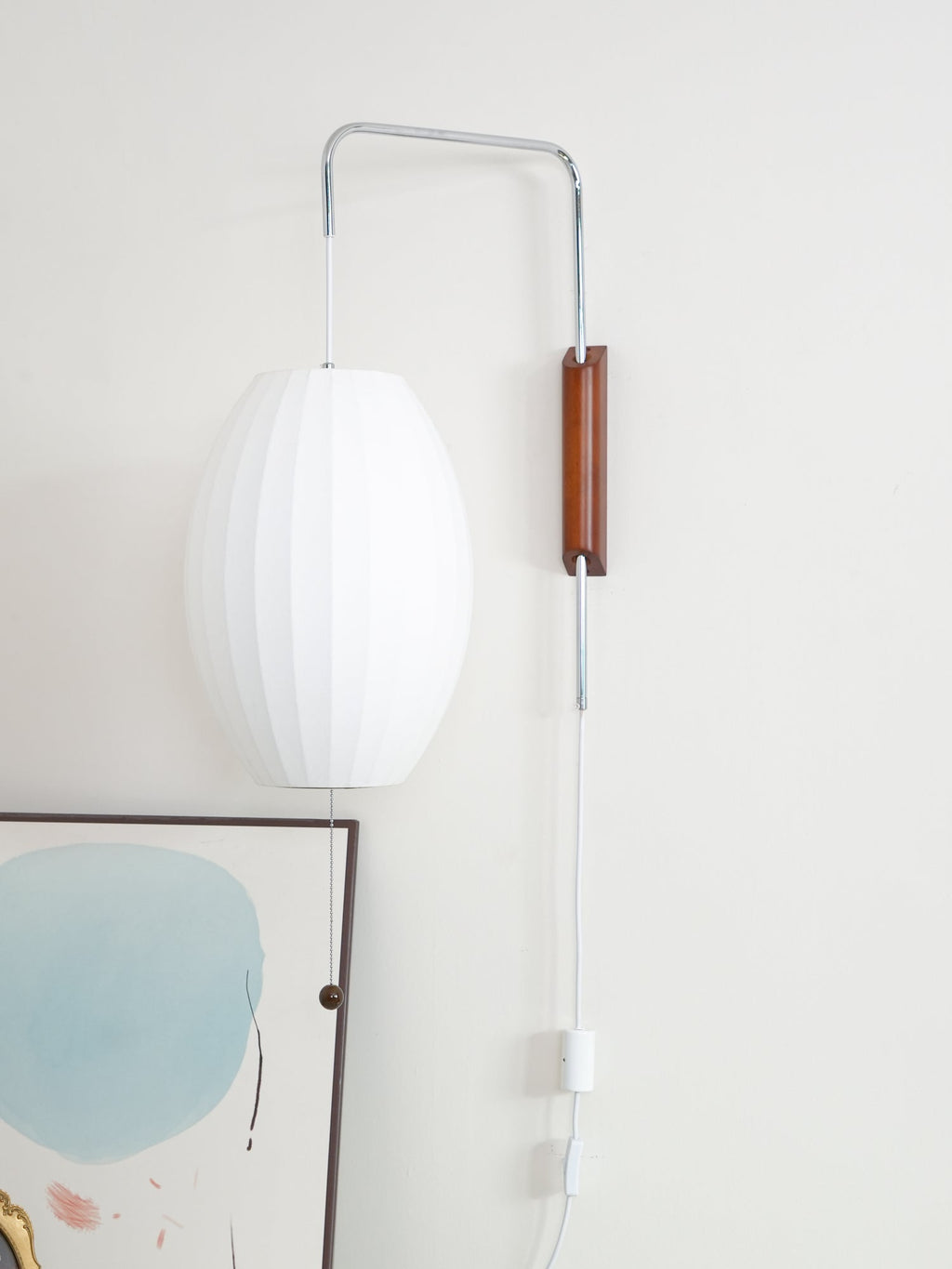 Mid-Century Lantern Wall Light
