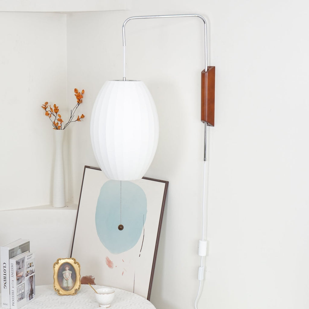 Mid-Century Lantern Wall Light